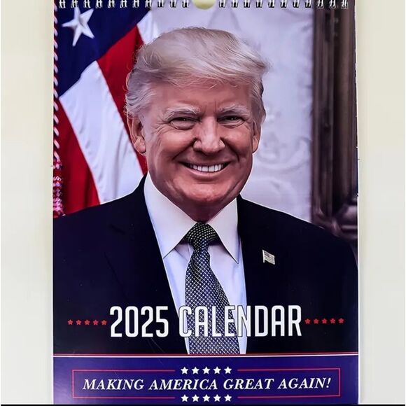💥💥CLEARANCE!!💥💥 Donald Trump 2025 Wall Calendar - Picture 1 of 1